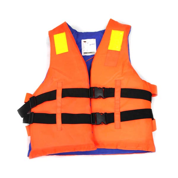 Customized Orange Reflective Life Vest with Lifesaving Whistle