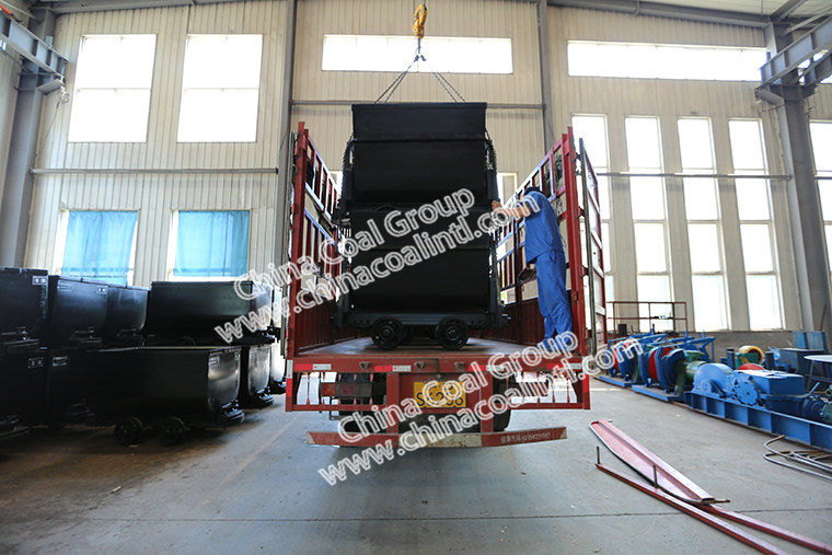 China Coal Group Sent A Batch Of Bucket Tipping Mine Cars To Longnan City Gansu Province