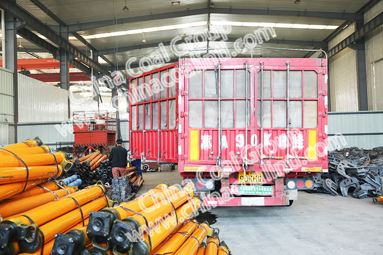 China Coal Group Send A Batch Of Hydraulic Props To Yangquan City Shanxi Province