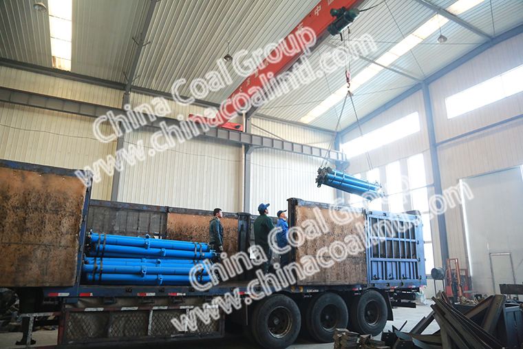 China Coal Group Sent A Batch Of Hydraulic Props To Shanxi Province
