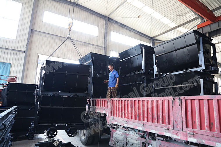 China Coal Group Sent A Batch Of Bucket Tipping Mine Car To Jiangxi Province
