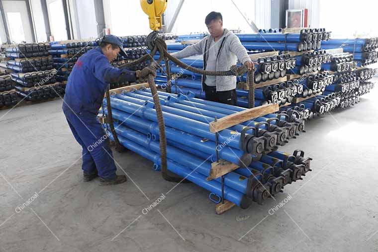 A Batch Of Mining Single Hydraulic Props Of China Coal Group Sent To Shanxi Province