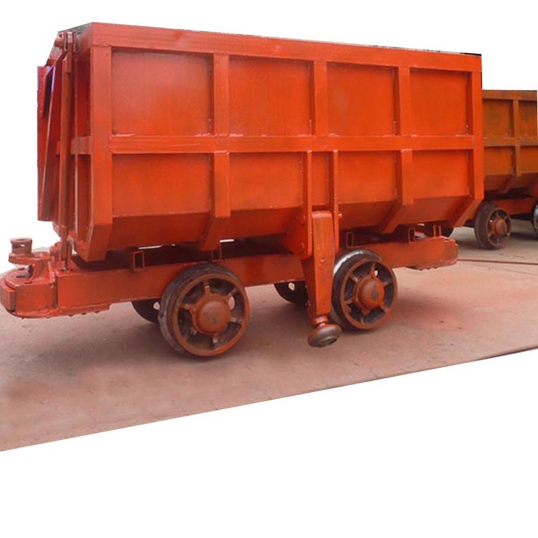 How to unload the mine wagon smoothly?