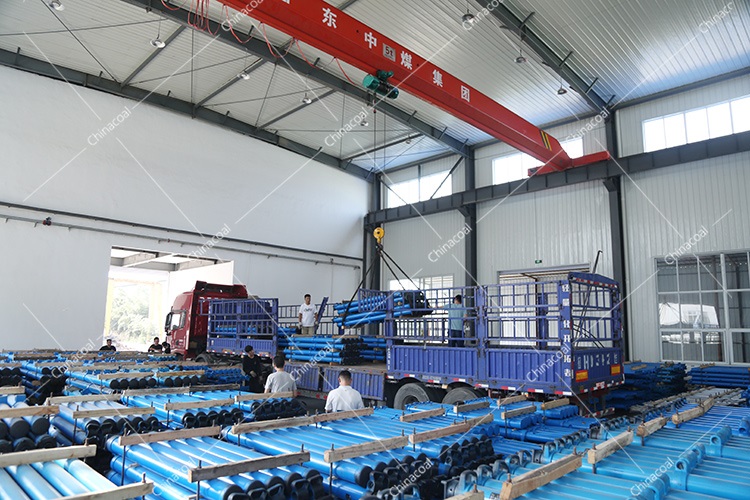 China Coal Group Sent A Batch Of Single Hydraulic Props For Mining To Shaanxi And Inner MongoliaChina Coal News Hydraulic Prop