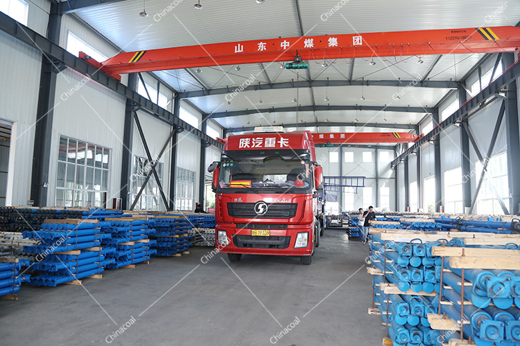 China Coal Group Sent A Batch Of Single Hydraulic Props For Mining To Shaanxi And Inner MongoliaChina Coal News Hydraulic Prop