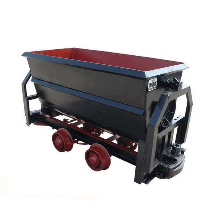 The unloading principle of side dumping mine wagon facilitates enterprise production