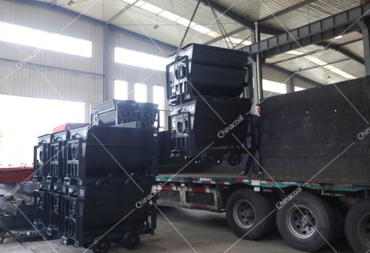 China Coal Group Sent A Batch Of Bucket Tipping Mine Car To Jiuquan, Gansu Province