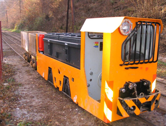 25T Battery Locomotive For Subway Tunneling Match With TBM